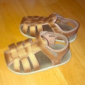 Rose gold see Kai run sandals